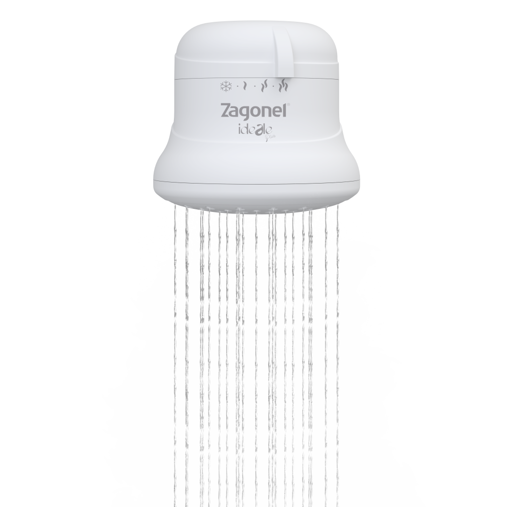 DUCHA IDEALE PLUS 4TEMP BRANCO ZAGONEL DUCHA IDEALE PLUS 4TEMP BRANCO ZAGONEL