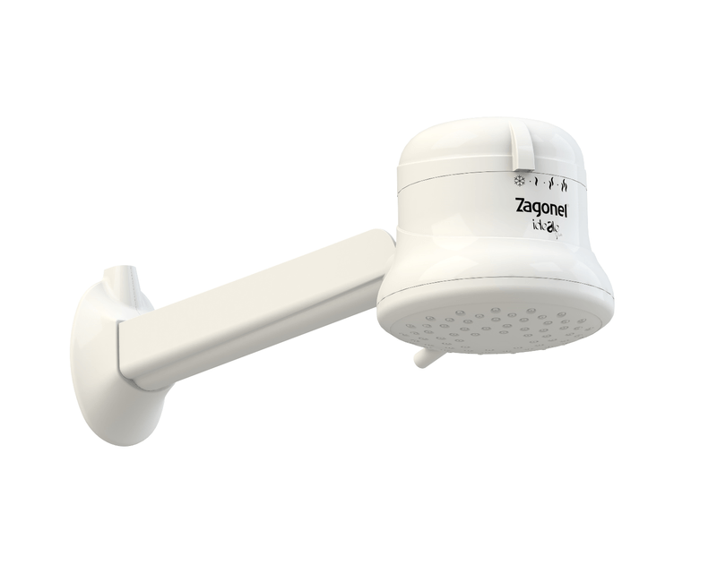 DUCHA IDEALE PLUS COM BRAÇO 4TEMP BRANCO ...