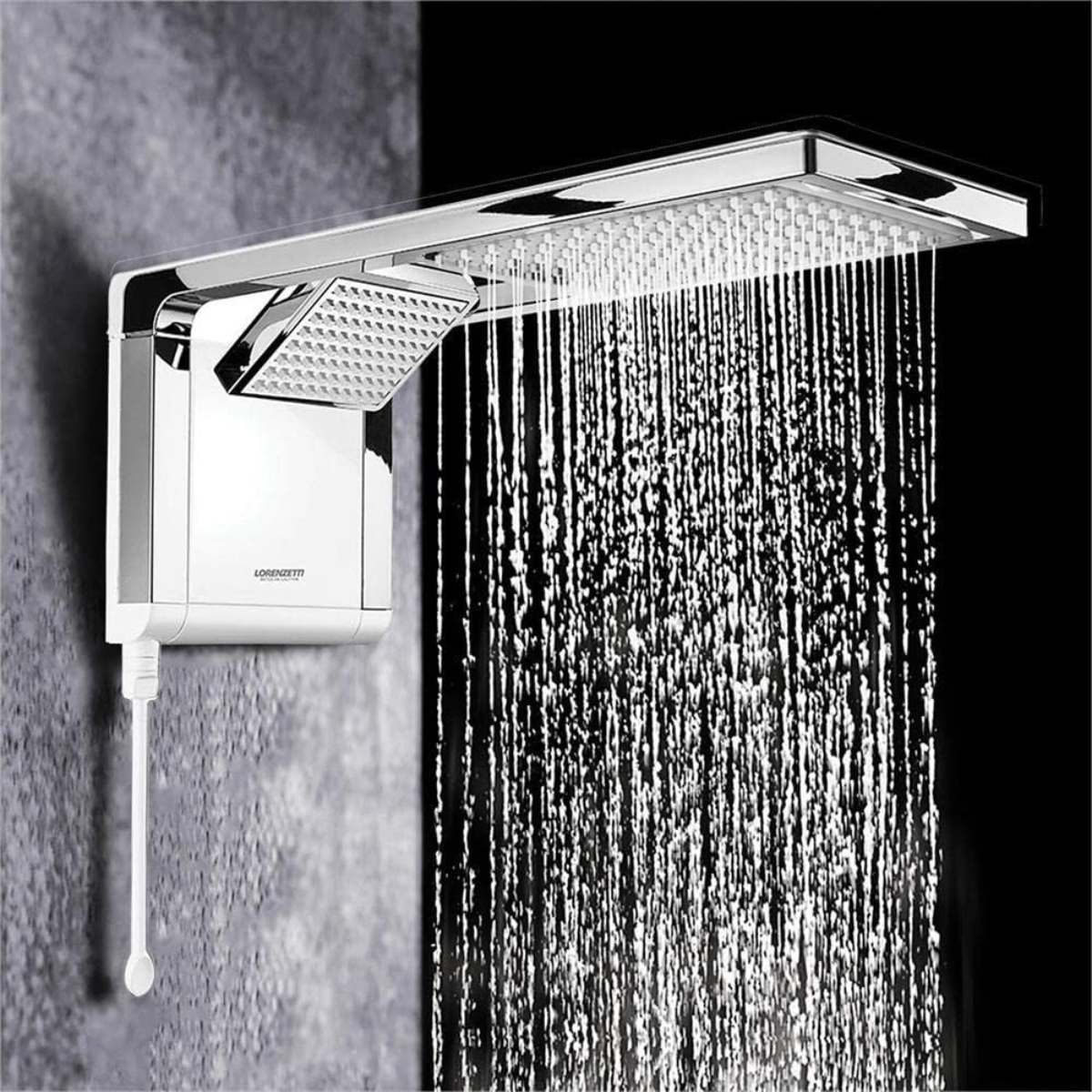CHUVEIRO ACQUA DUO BRANCO/CROMADO 220V 78... CHUVEIRO ACQUA DUO BRANCO/CROMADO 220V 78...