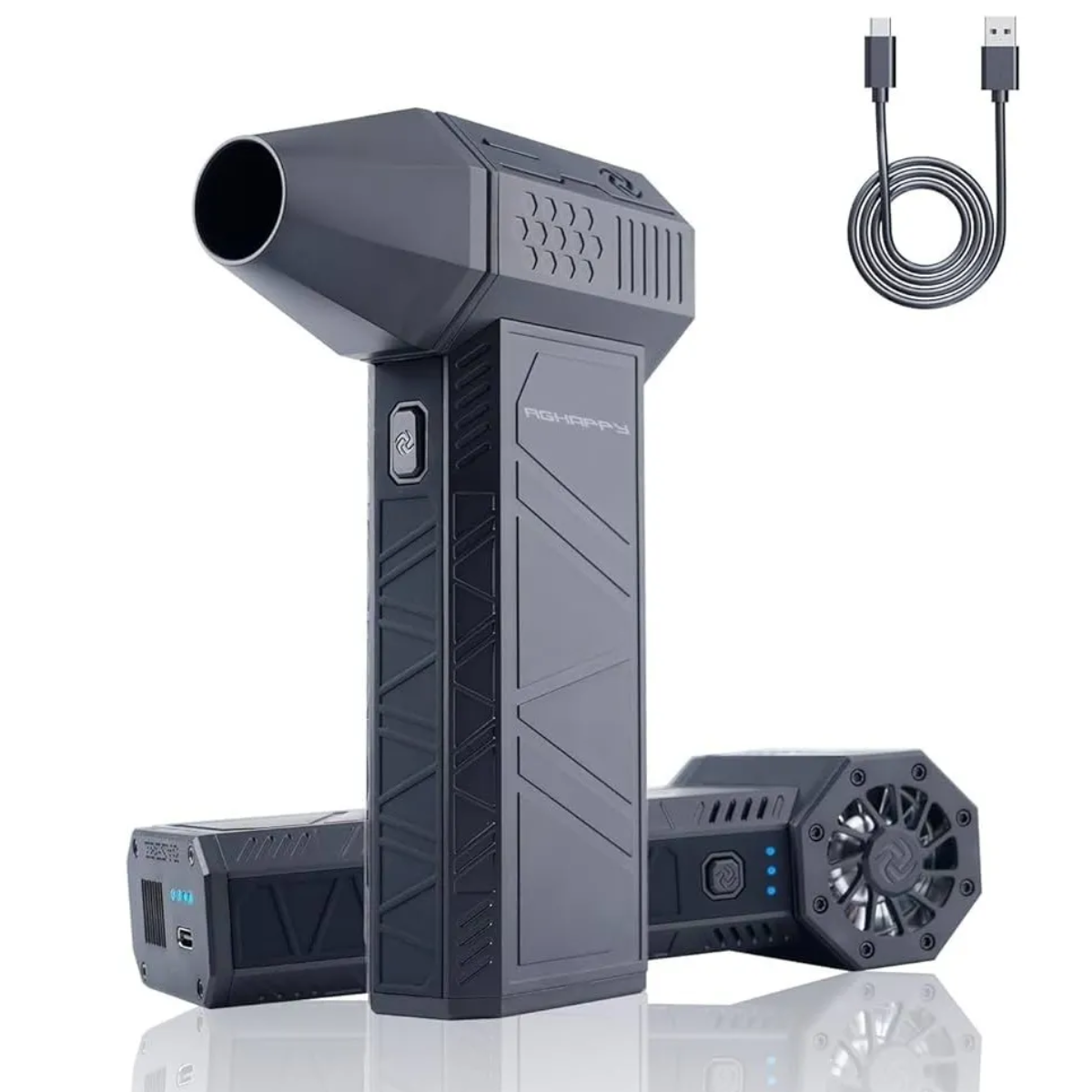 Soprador Portátil Turbo 200W Bomvink Reca...