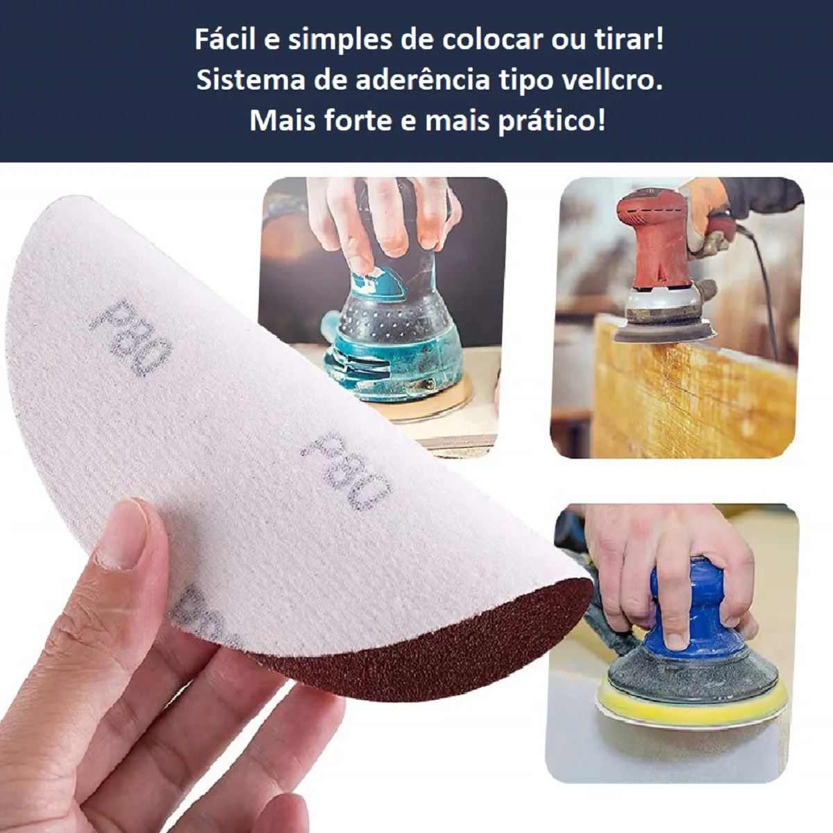 PACOTE C/30 DISCO DE LIXA 115MM GRAO 40- ...