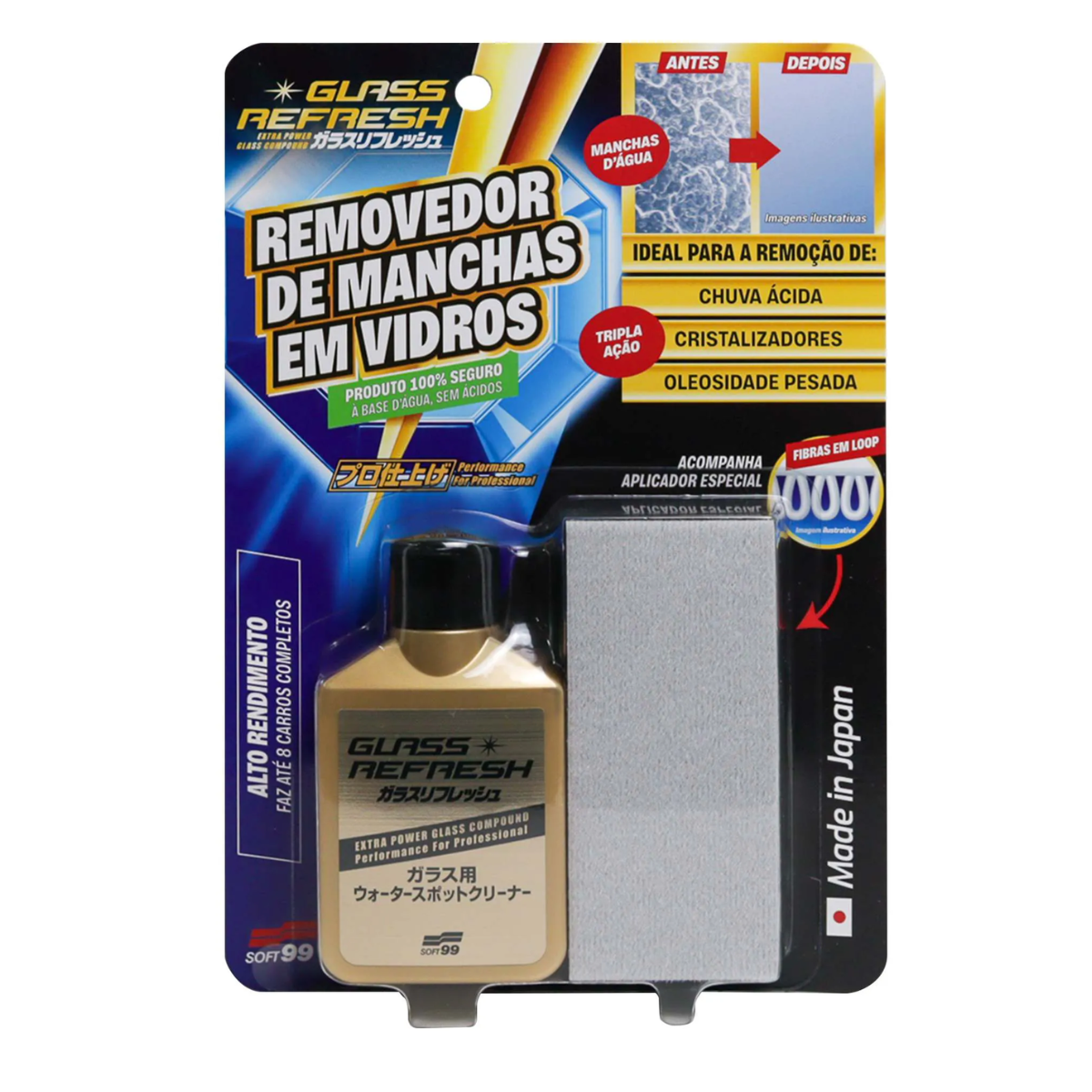 GLASS REFRESH | DESCONTAMINANTE E REMOVED...