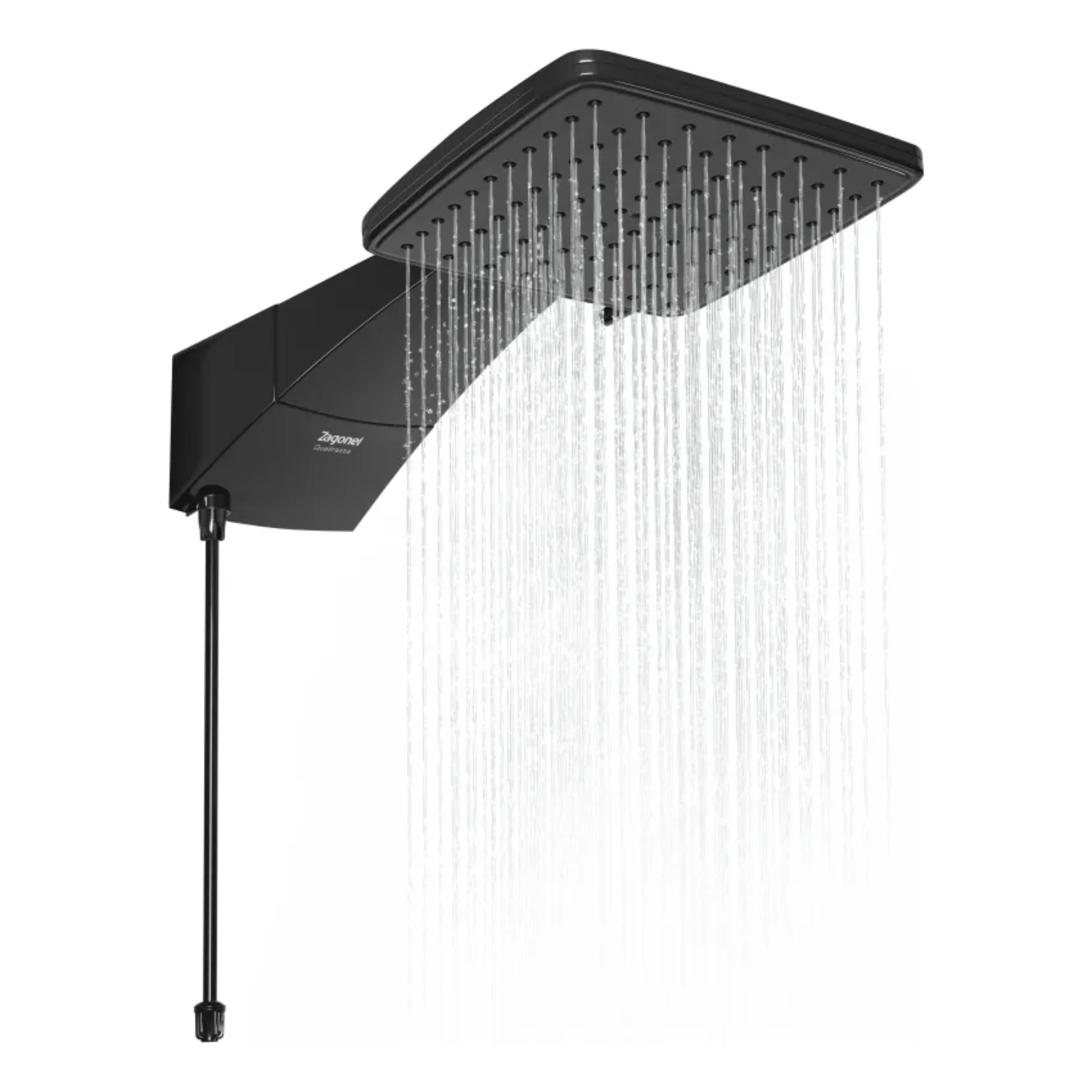 DUCHA QUADRATTA ELETRONICA BLACK ZAGONEL ...
